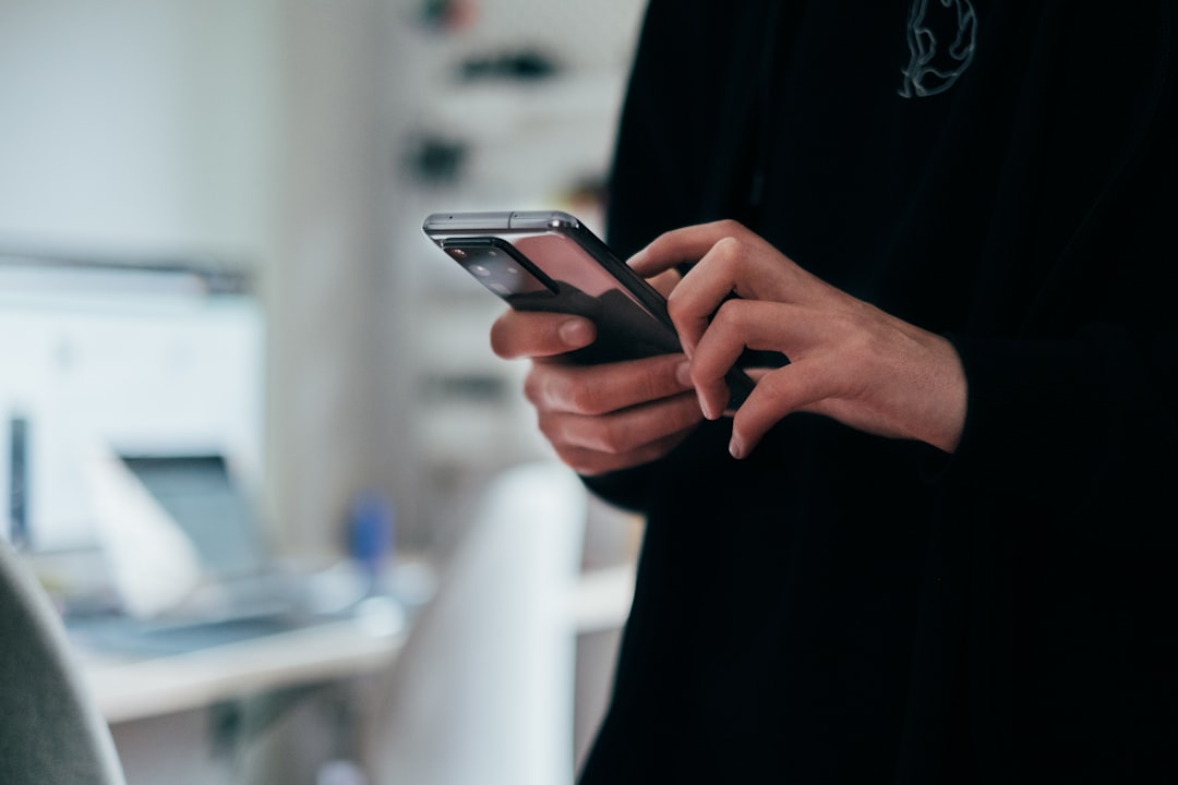 Malaysian using finance app